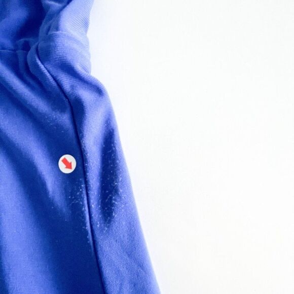 Joseph Ribkoff Dress V-Neck Crossover Royal Blue Pleated Womens 10 Short Sleeve - Picture 9 of 9